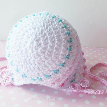 Dinky Dot Baby Bonnet