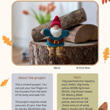 Walking Gnome Puppet