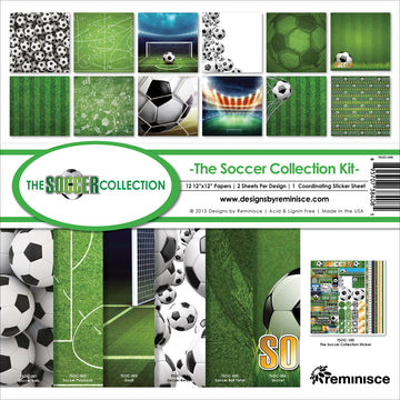 Reminisce Collection Kit 12"X12" - Soccer
