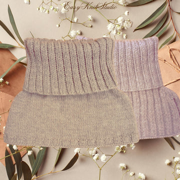 Reversible Dickey Knitting Pattern – Double-Sided Detachable Collar