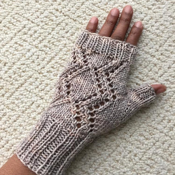 Devonshire Scarf with Fingerless Mitts