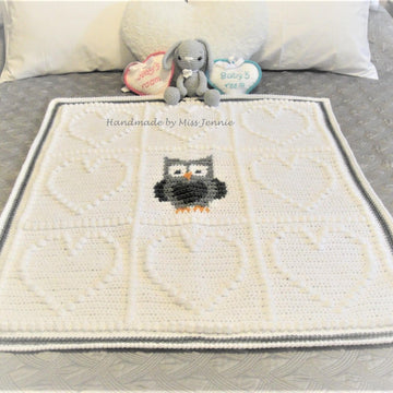 Crochet Owl Blanket Pattern