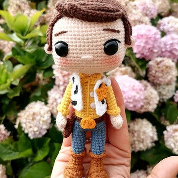 Woody Amigurumi Crochet Pattern – Cowboy Doll Inspired by Toy Story (PDF)