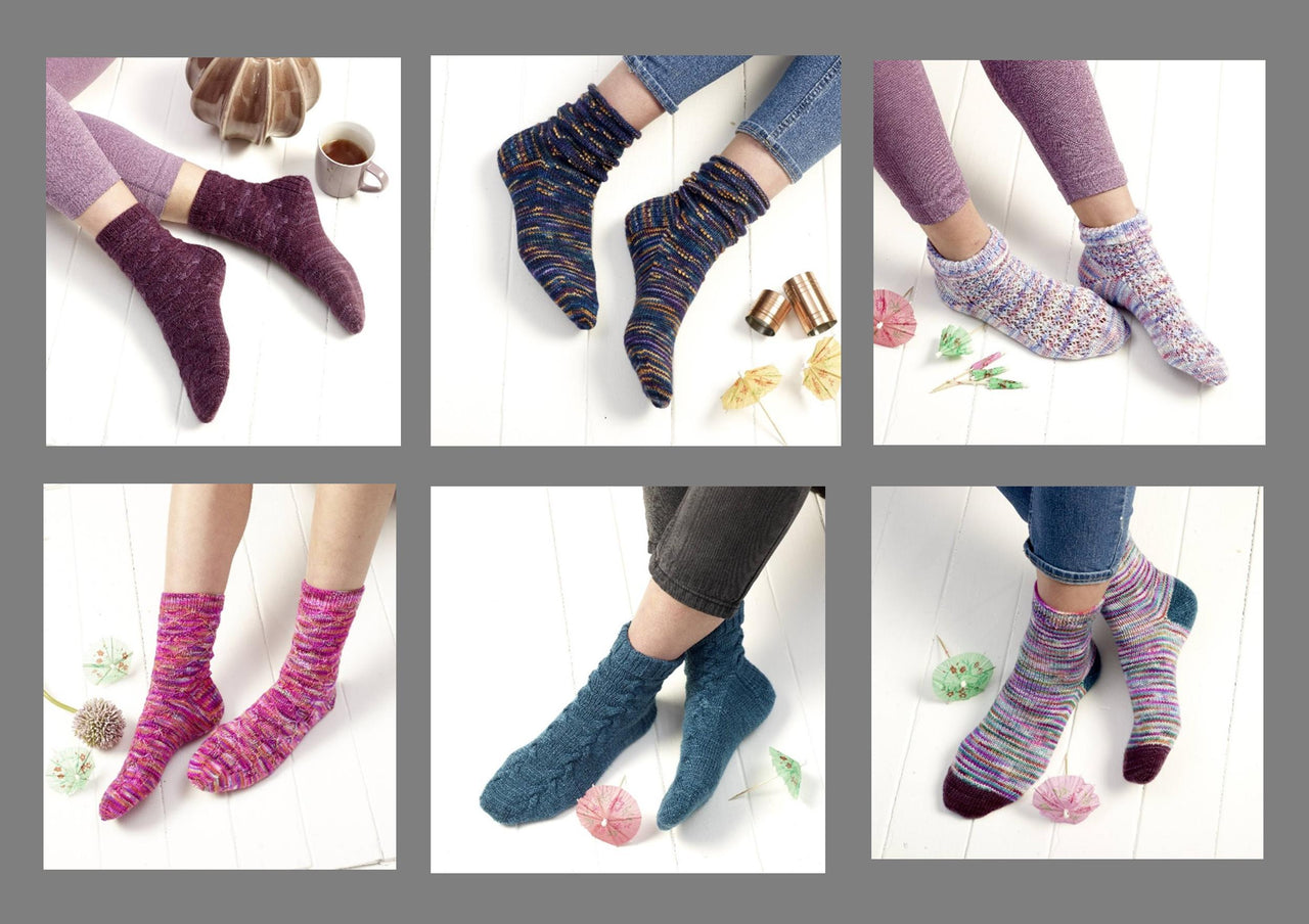 Socktails - 7 sock pattern ebook