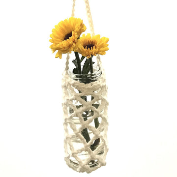 Plant Prop Recycled Spice Jar Hanging Vase