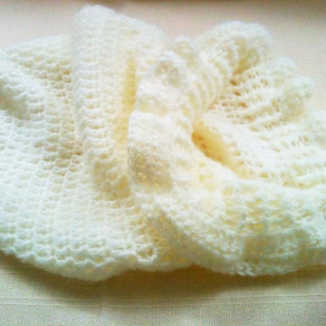 Frilly Newborn Cuddle Sack Crochet Pattern
