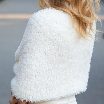 Knitting Pattern Knit Faux Fur Wrap