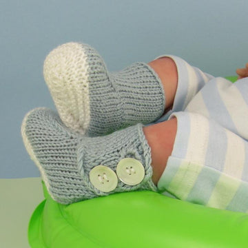 Baby 2 Button Booties