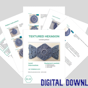 Textured Hexagon motif