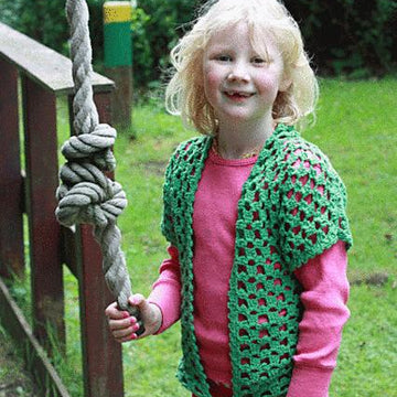 Lace-vest for girls
