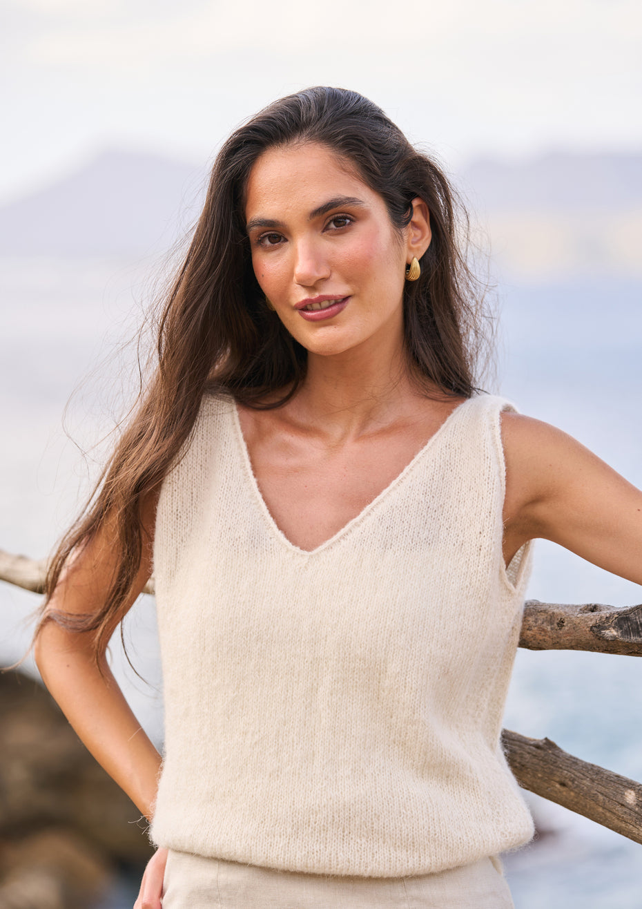 Twilight Top in MODE at Rowan Alpaca Cotton - Downloadable PDF