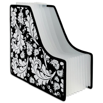 Advantus Storage Studios Projections Expandable Paper Holder - 13.5"X14.25"X1", Expands To 9"