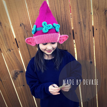 Poppy Troll Hat