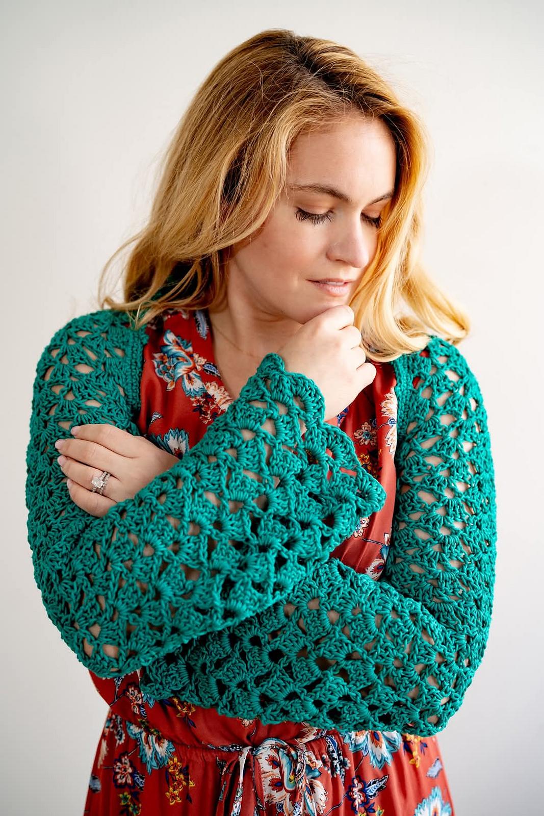 Jade Vines Shrug
