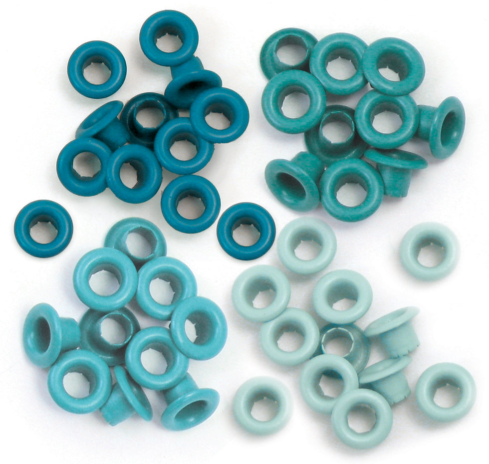 We R Memory Keepers We R Eyelets Standard 60/Pkg - Aqua