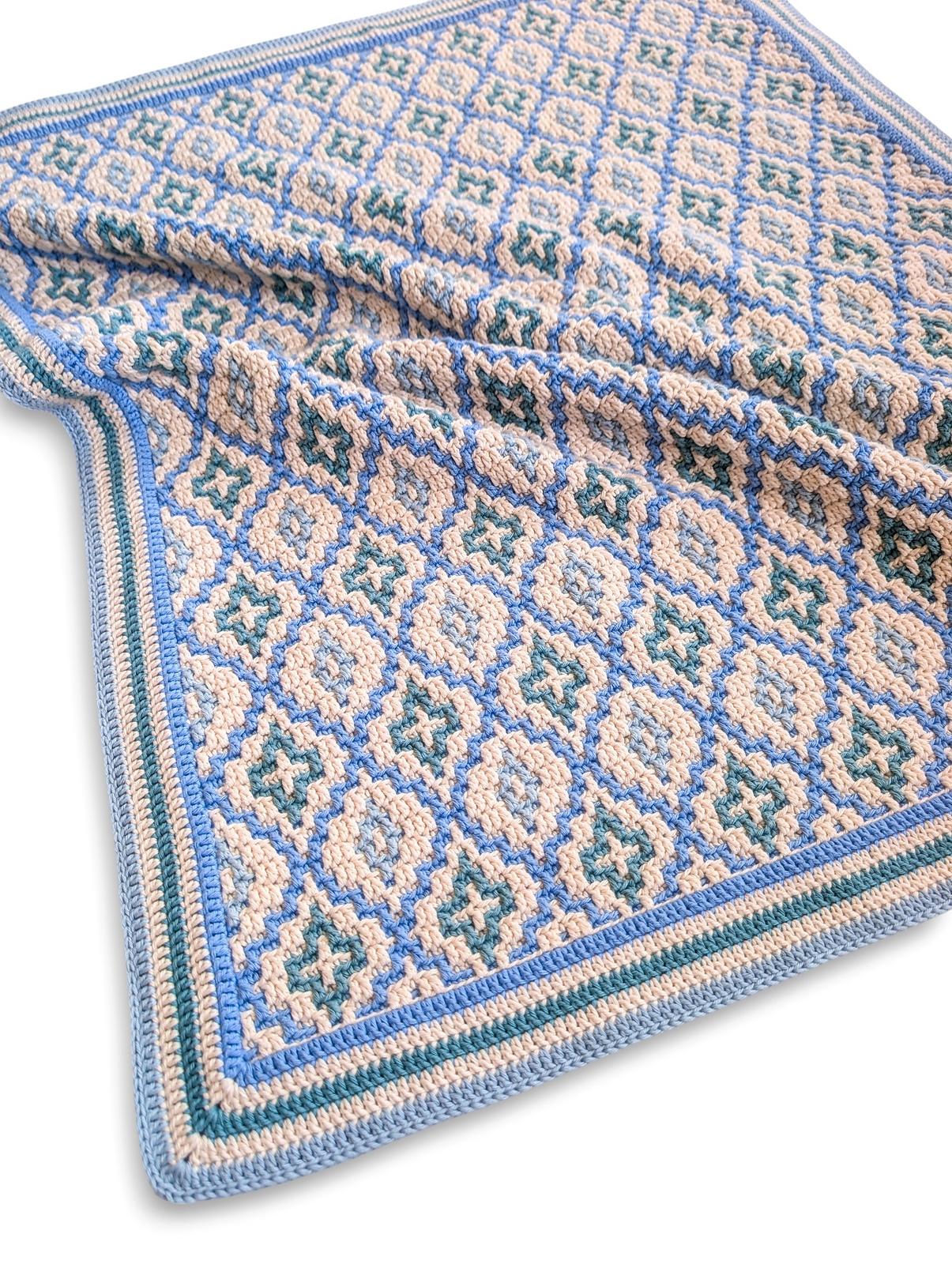 Sea Glass Mosaic Blanket