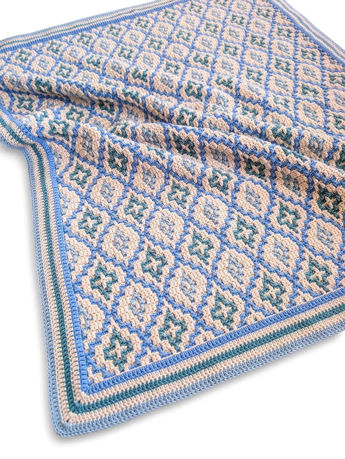 Sea Glass Mosaic Blanket