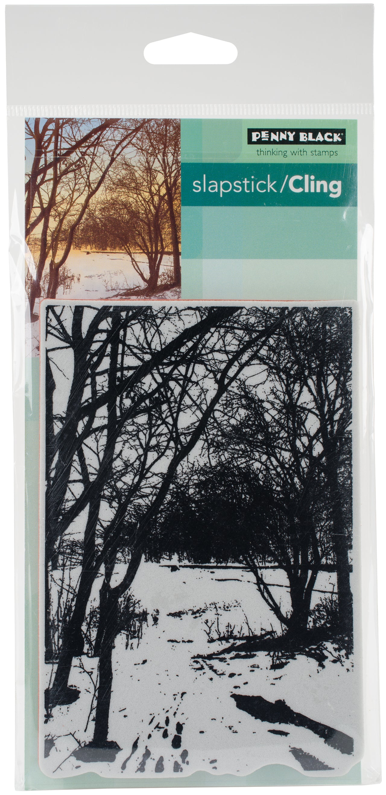 Penny Black Cling Stamps - Wintry Trail