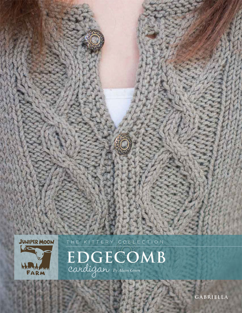 Edgecomb Cardigan in Juniper Moon Farm Gabriella - Downloadable PDF