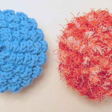 Crochet Flower Face or Dish Scrubby