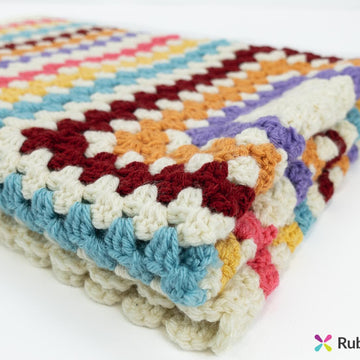 The OG Infinity Granny Square Crochet Blanket