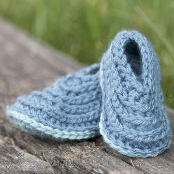 Ridged Baby Booties