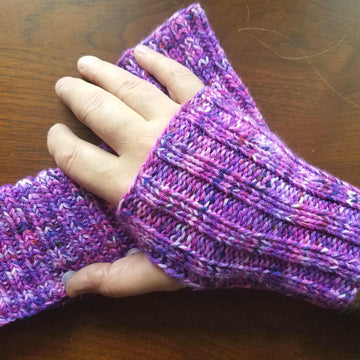 One Skein Wonder Fingerless Gloves and Neckwarmer/Earwarmer Set