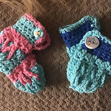 Winter Troll Mittens