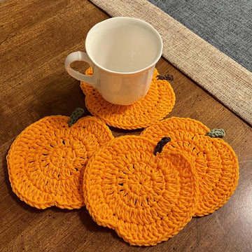 Pumpkin Coasters