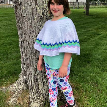 Chevron Poncho