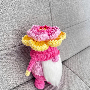 Peony Flower Gnome