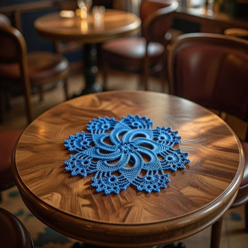 Crochet Round Motif Coaster Doily Pattern