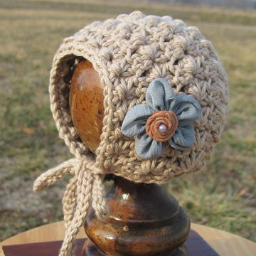 Vintage Star Baby Bonnet