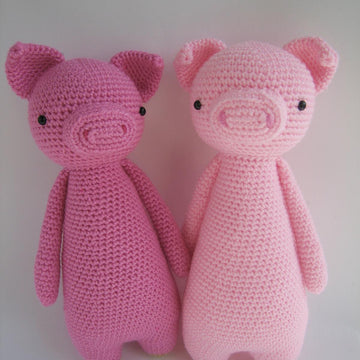 Pig with Owl Backpack Crochet Amigurumi Pattern