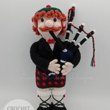 Bruce the bagpipe player