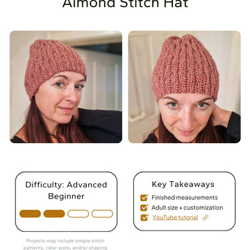 Almond Stitch Hat
