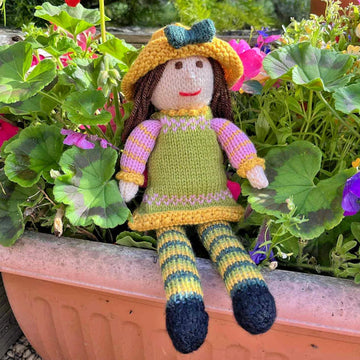 Tulip Rag Doll Knitting Pattern - Toy Knitting Pattern