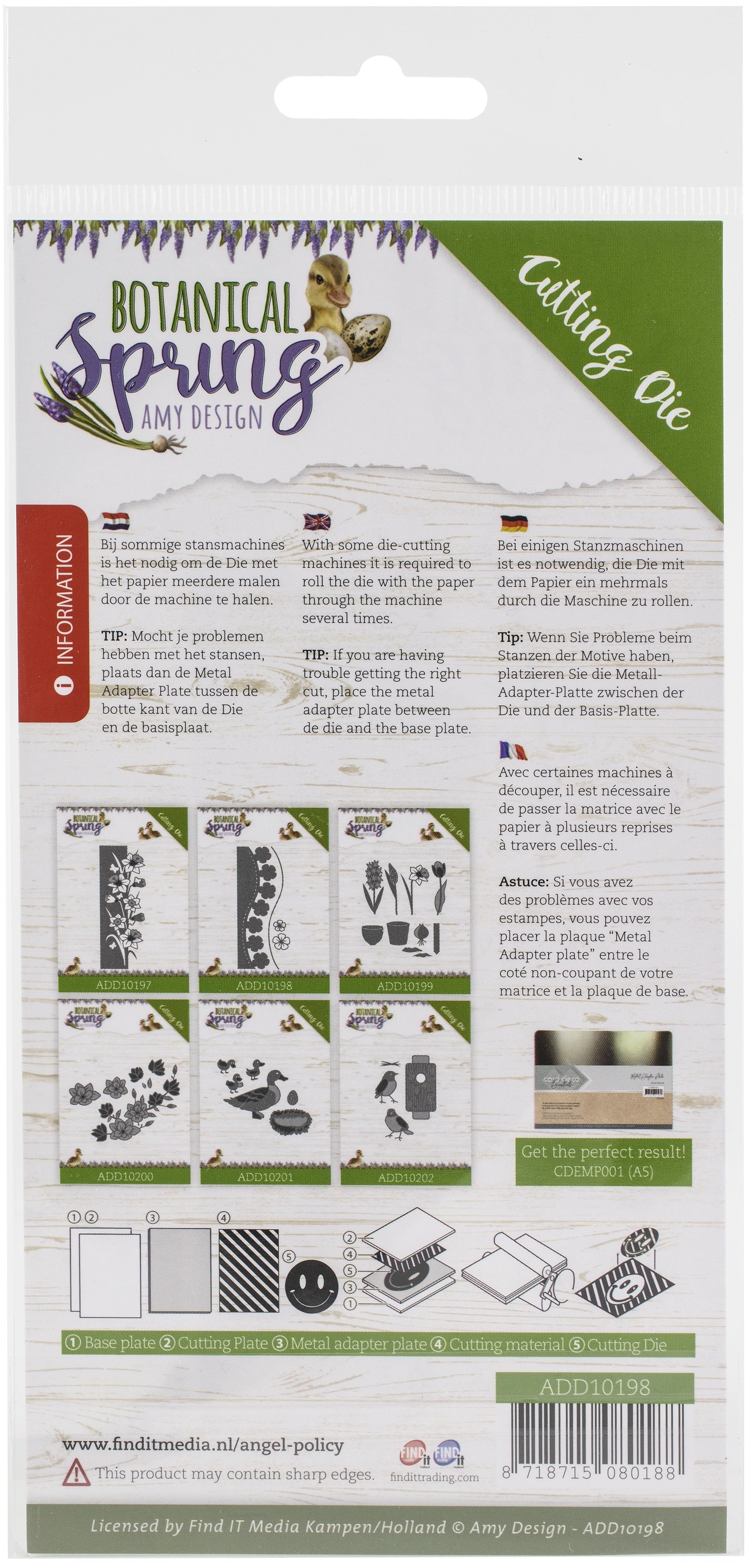 Find It Trading Amy Design Die - Blossom Border, Botanical Spring