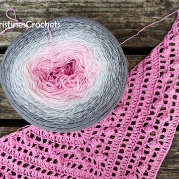 Popcorn Triangle Shawl