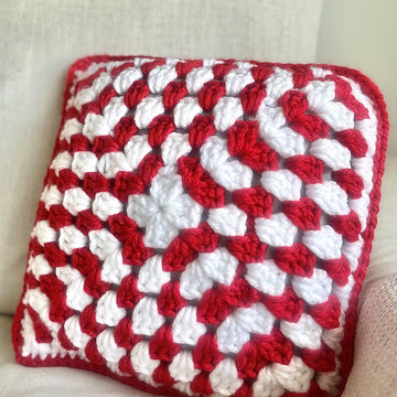 Candy Cane Throw Pillow