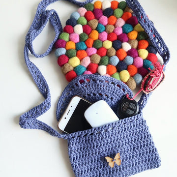 Eyelet Purse