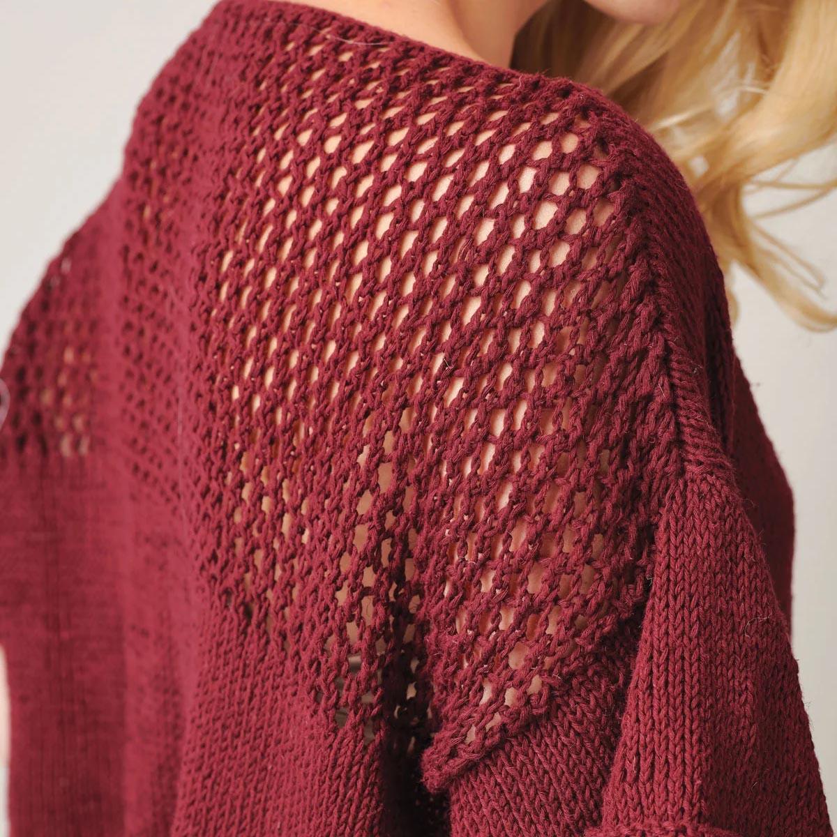 Boxy T-shirt Knitting Pattern