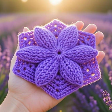 Crochet 3D Motif Pdf + Video Tutorial