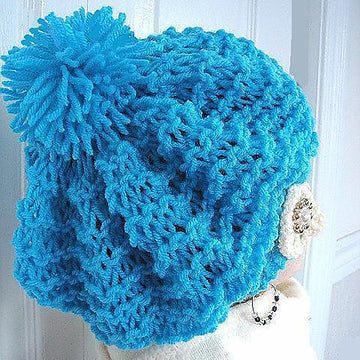 338 LACY CARRIBEAN BERET, SLOUCHIE, RASTA HAT