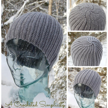 Reversible Basic Ribbed Beanie