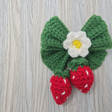 Hair fruit bow