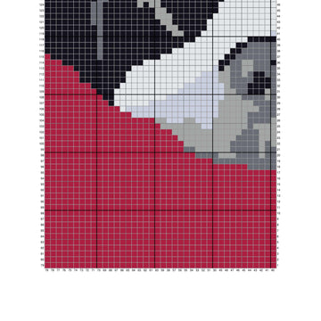 C2C Dog (Landseer) Crochet Pattern