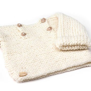 Size New Born - Natural Baby Sweater