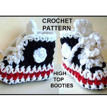 542, BLACK AND RED HIGH TOP SNEAKER BOOTIES