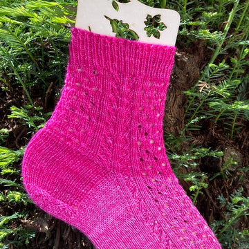 Cherry Plum Socks